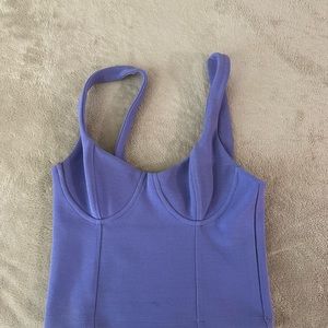 Corset Purple Top
